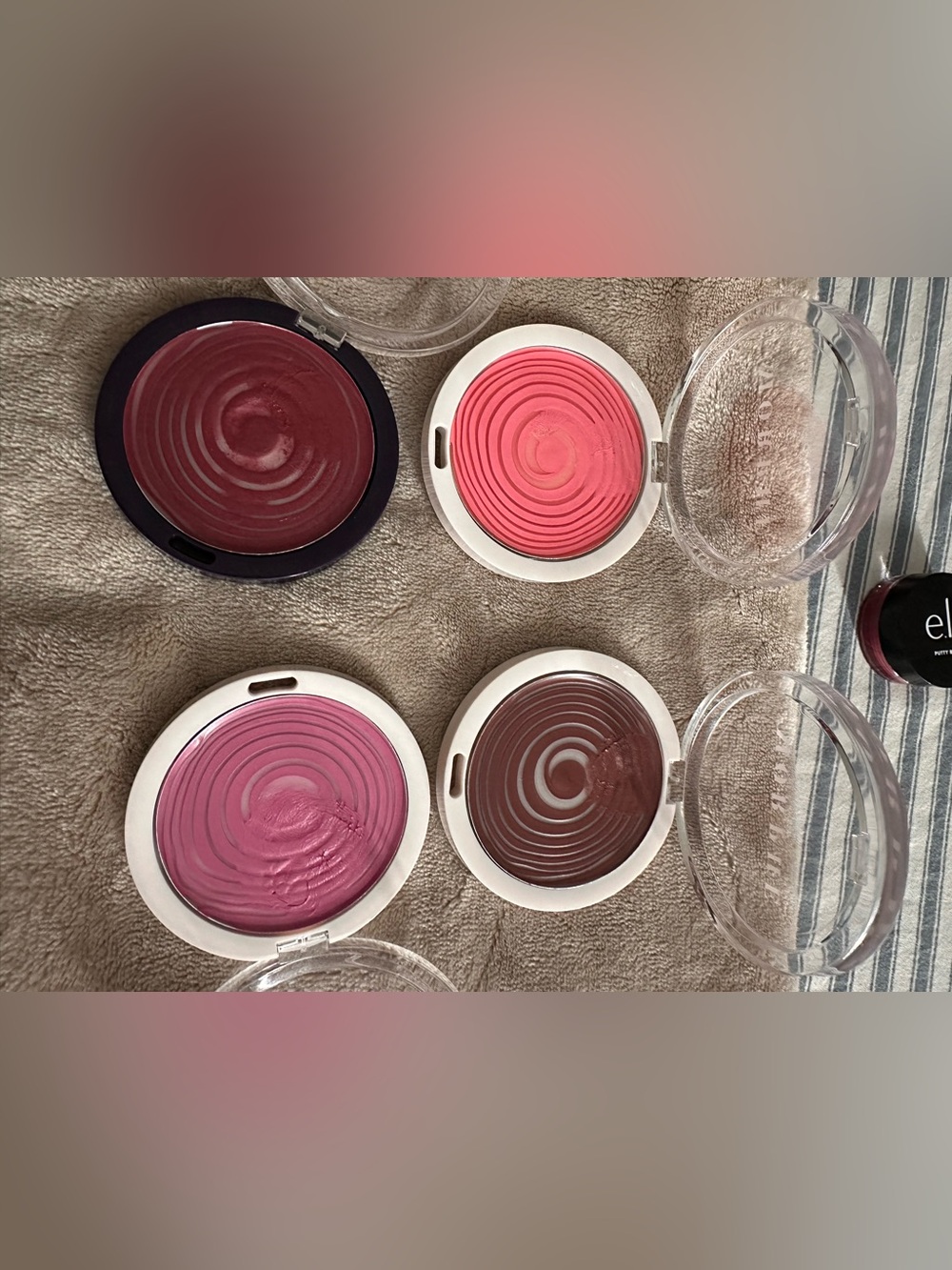 Morphe Huephoric Rush Blush Set - White and Black Compacts - Picture 2 of 2